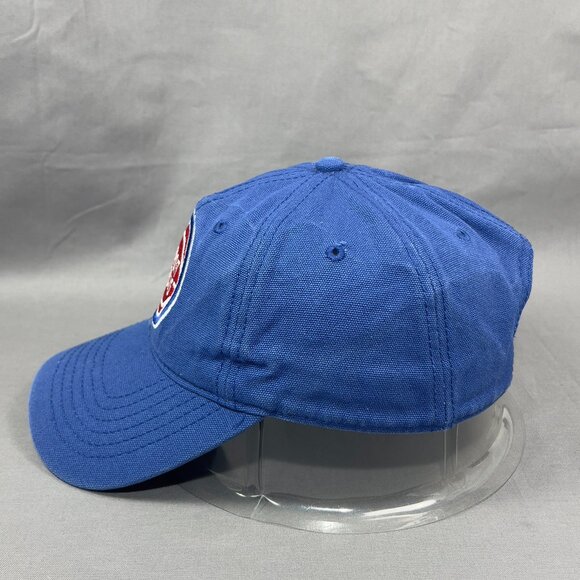 Detroit Pistons NBA Strap Back Cap Hat Blue Basketball Athletic Logo Dad Mens - Picture 4 of 12